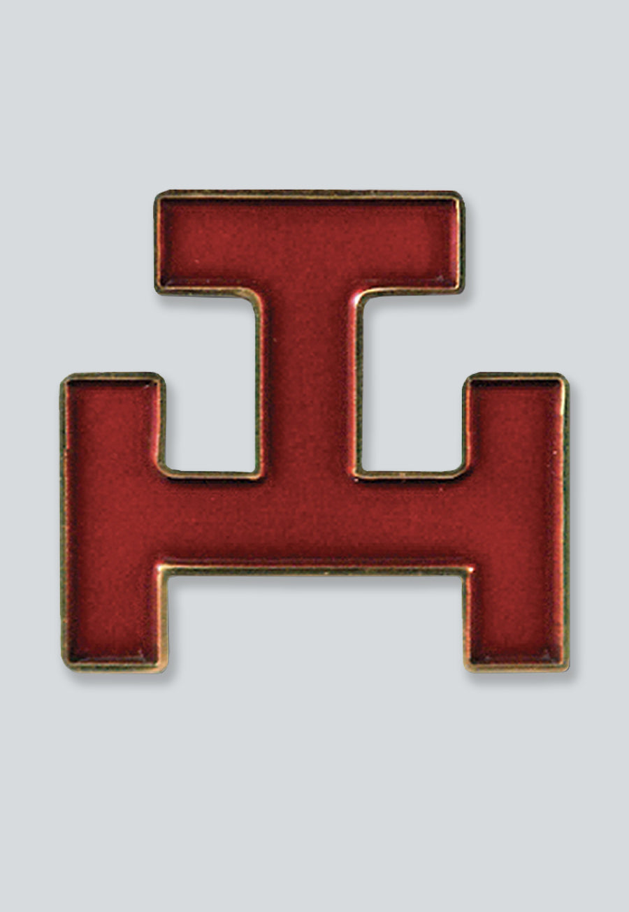 Royal Arch Masonic Lapel Pin - [Red &amp; Gold][1'' Tall]