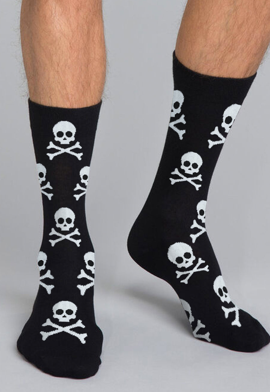 Skull and Crossbones Masonic Socks